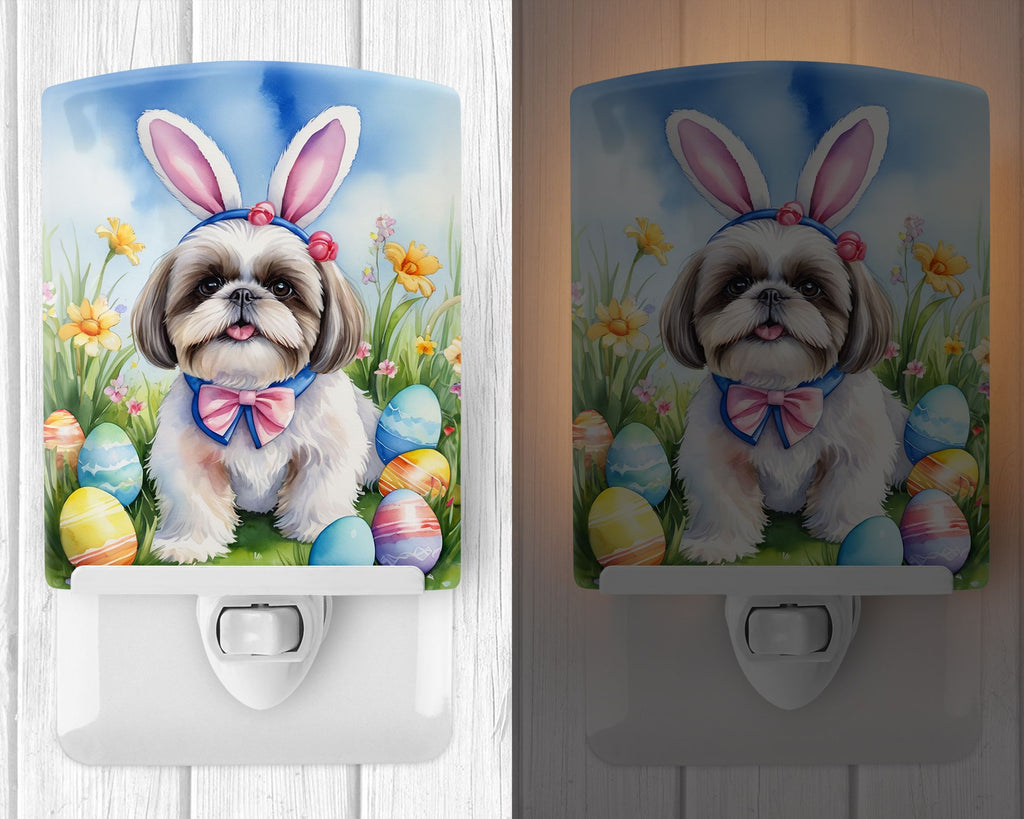 Shih Tzu Easter Egg Hunt Decorative Night Light