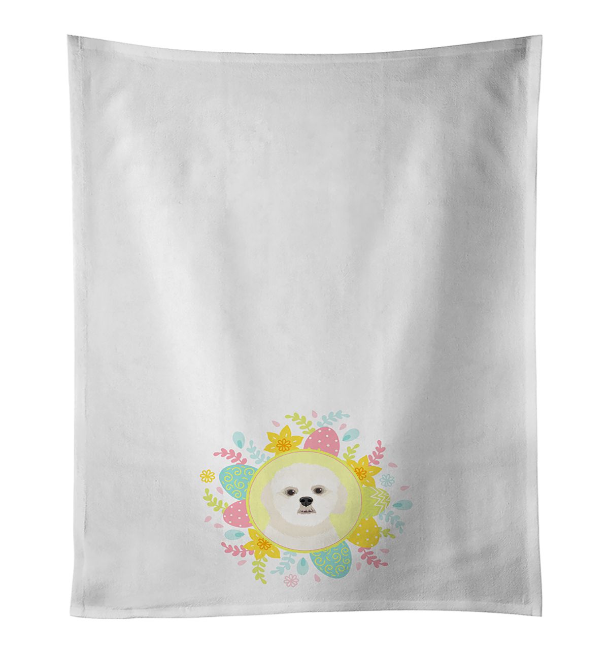 Shih Tzu Gold Easter Kitchen Towel Set