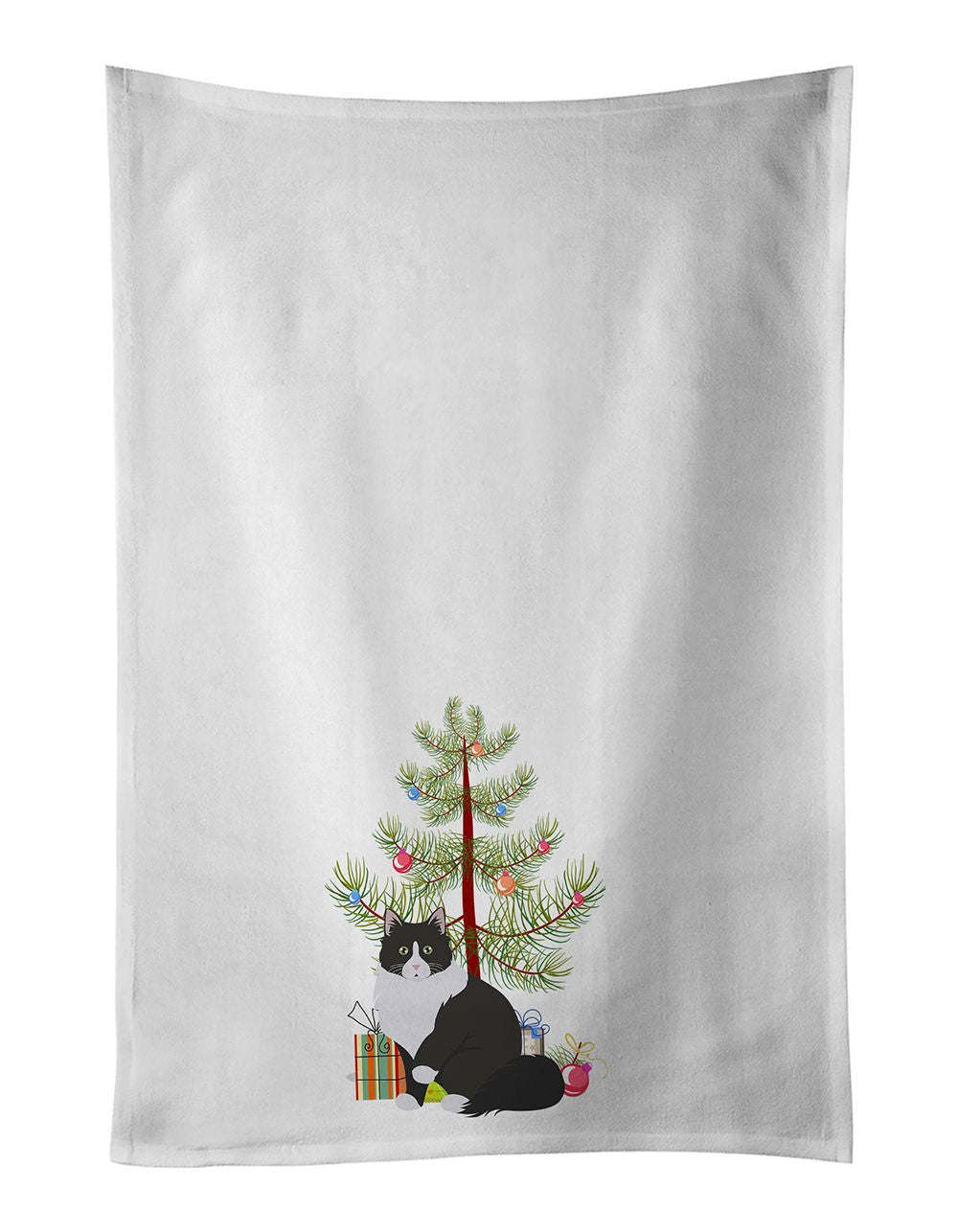 Siberian Forest Cat Christmas Kitchen Towel Set