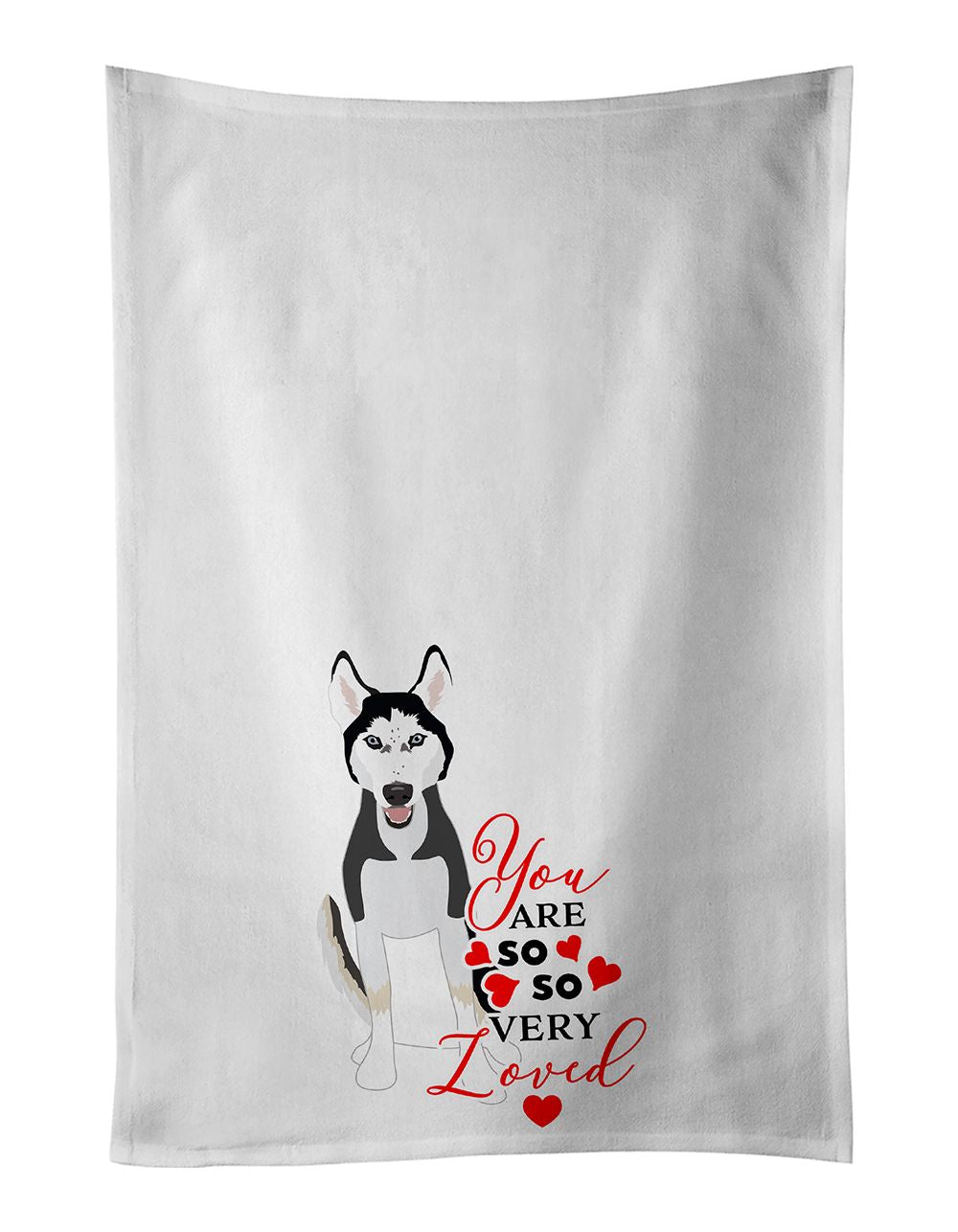 Siberian Husky So Loved Kitchen Towel Set