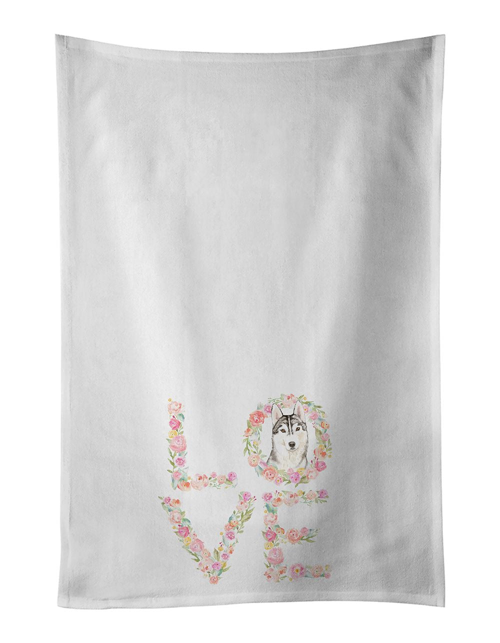 Siberian Husky LOVE Kitchen Towel Set