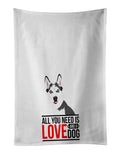 Siberian Husky Puppy Kitchen Towel Set