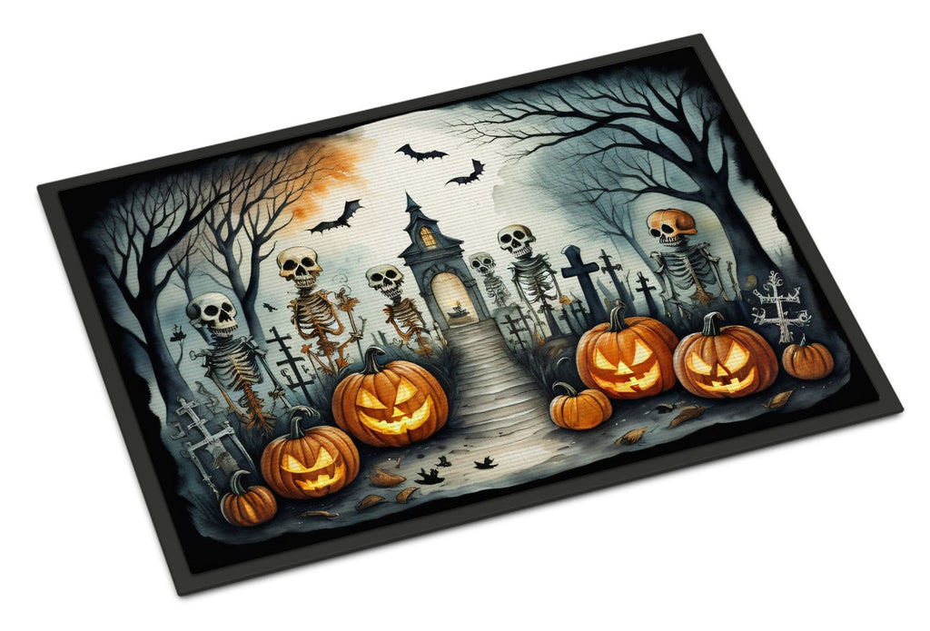 Spooky Skeleton Halloween Doormat