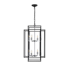 Adjustable Boom Foyer Pendant Light – 60-, everyday Metal Frame, E12 Sockets