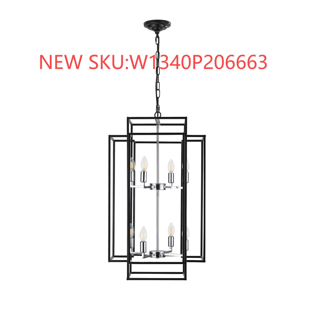 Adjustable Boom Foyer Pendant Light – 60-, everyday Metal Frame, E12 Sockets