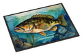 Smallmouth Bass Artwork Indoor-Outdoor Doormat