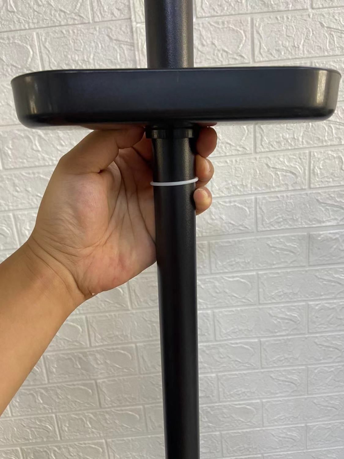 Adjustable Floor-to-Ceiling Tension Rod for Hanging Clothes and Accessories