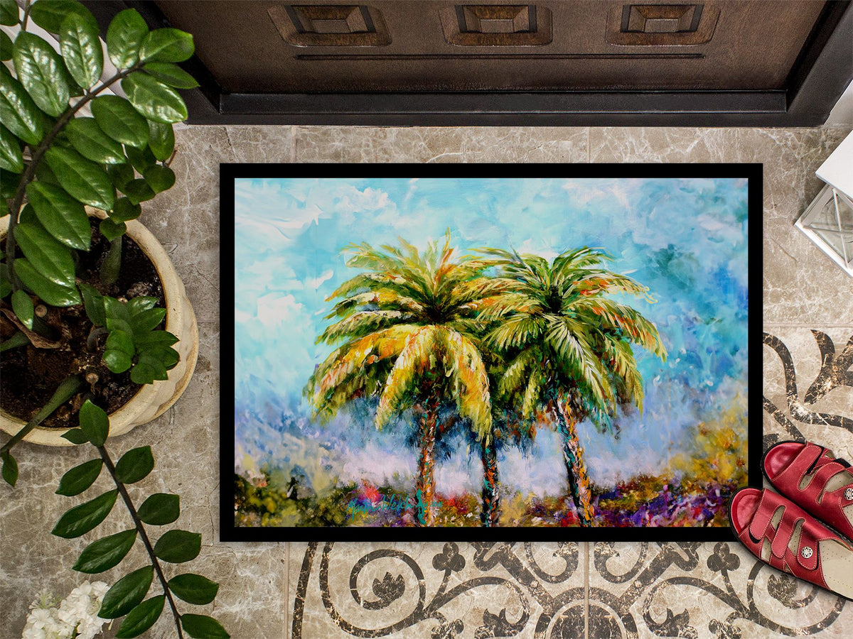 Summer Breezes Palm Tree Indoor-Outdoor Doormat