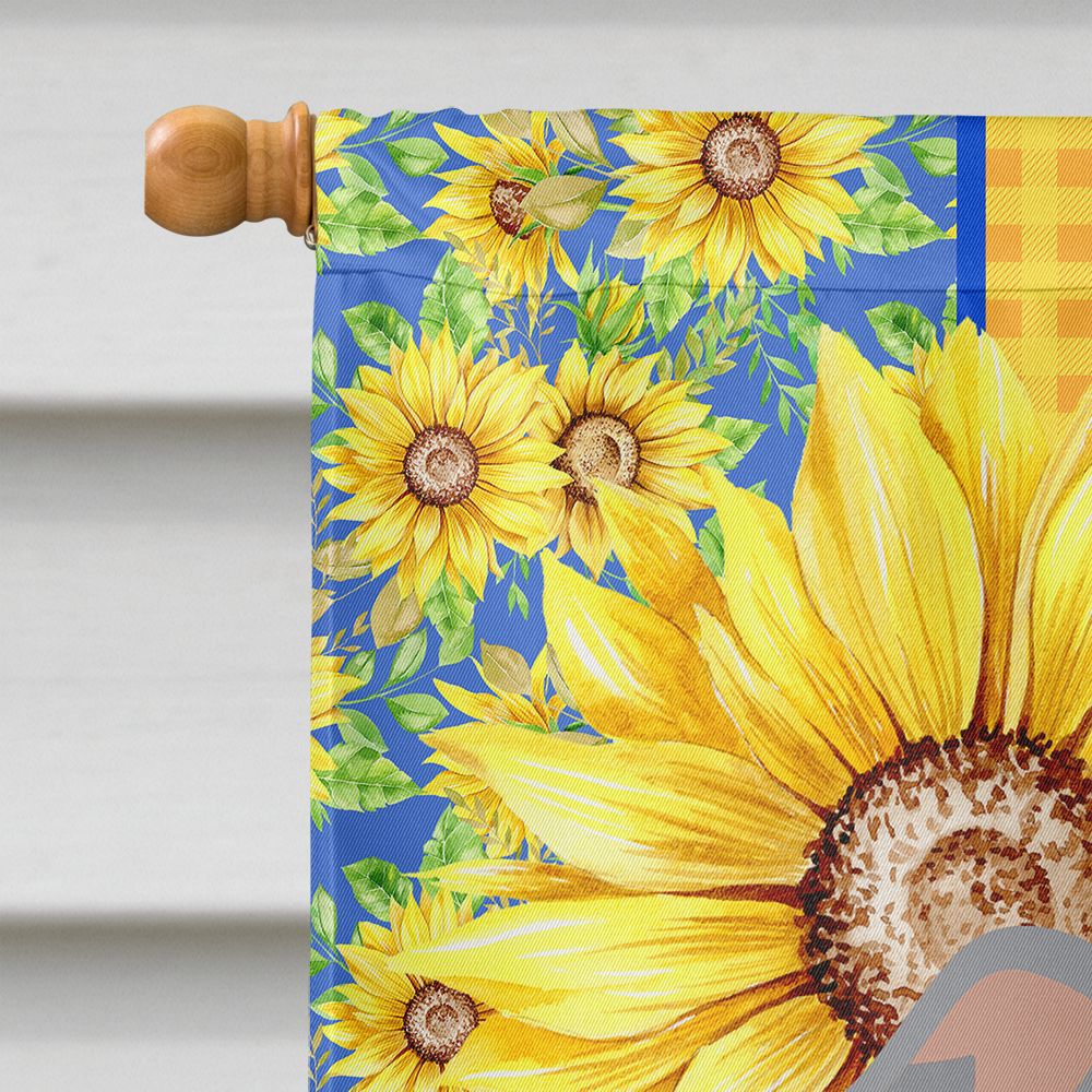 Large Double-Sided Sunflowers House Flag for Outdoor Decor