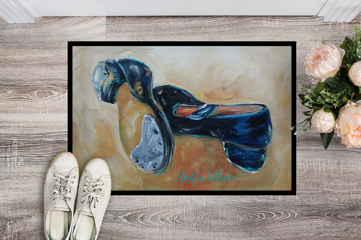 Tapped Out Shoes Indoor-Outdoor Artwork Doormat