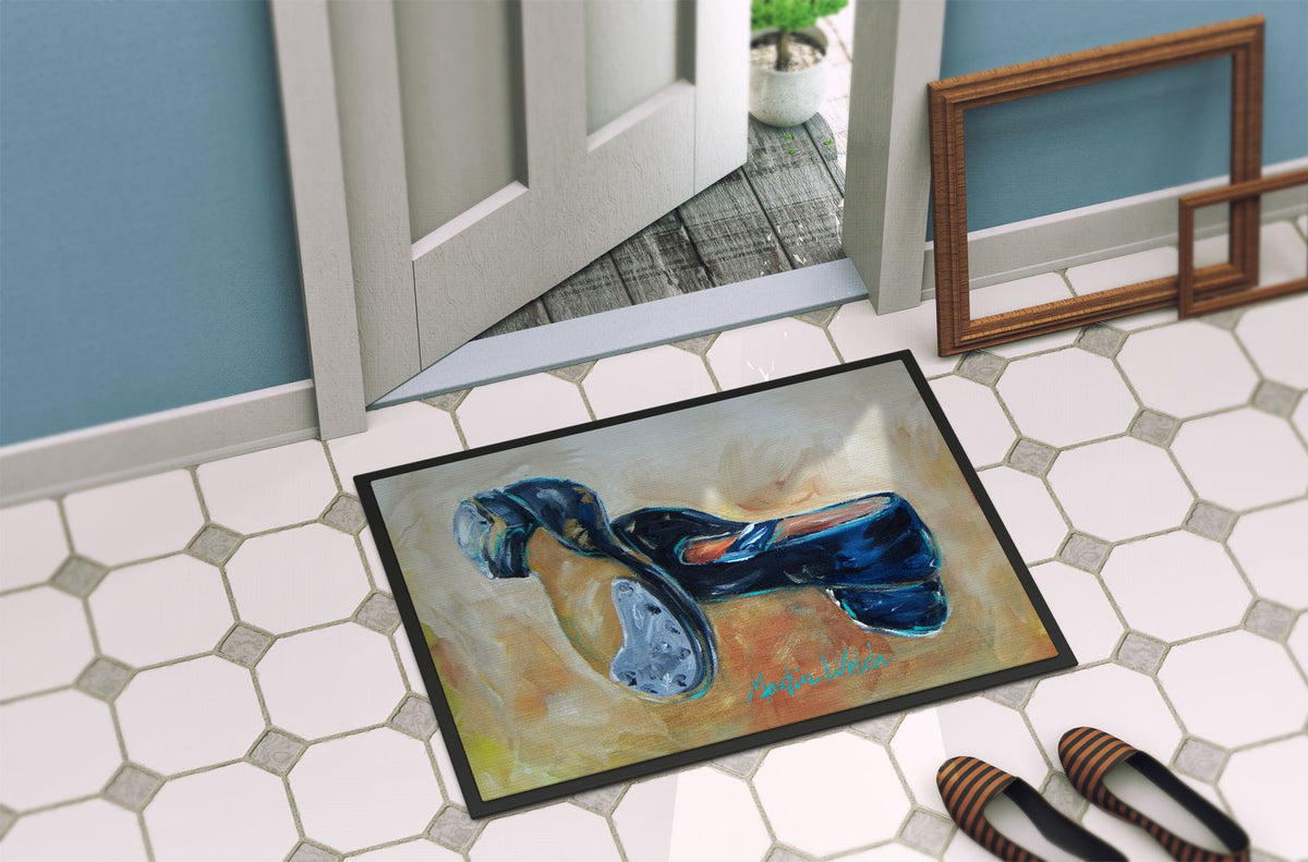 Tapped Out Shoes Indoor-Outdoor Artwork Doormat