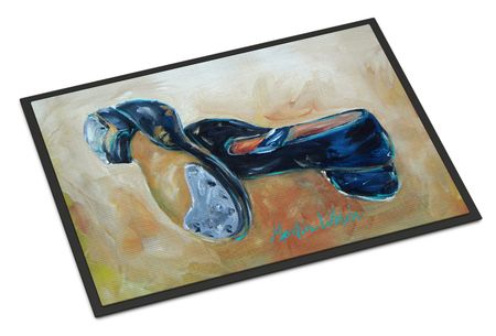 Tapped Out Shoes Indoor-Outdoor Artwork Doormat