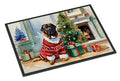 Tibetan Mastiff Cozy Christmas Indoor-Outdoor Doormat