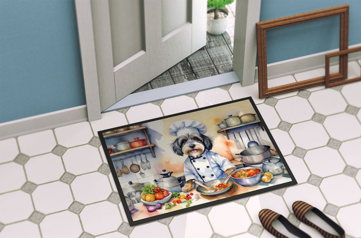 Tibetan Terrier The Chef Indoor-Outdoor Doormat