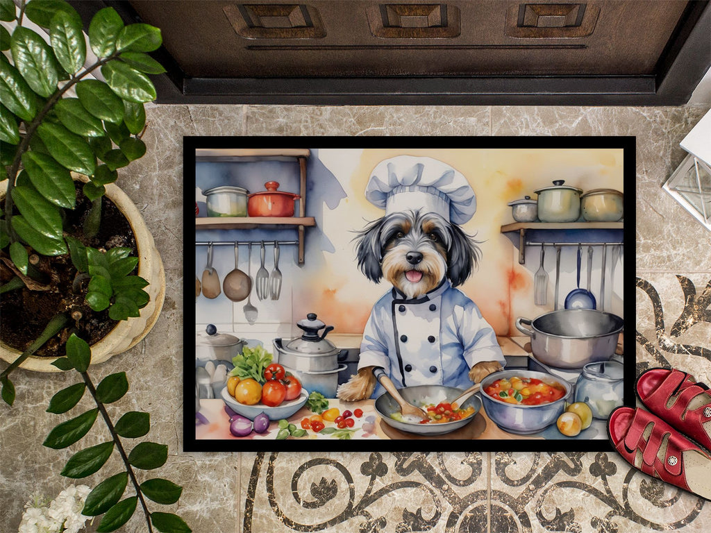 Tibetan Terrier The Chef Indoor-Outdoor Doormat