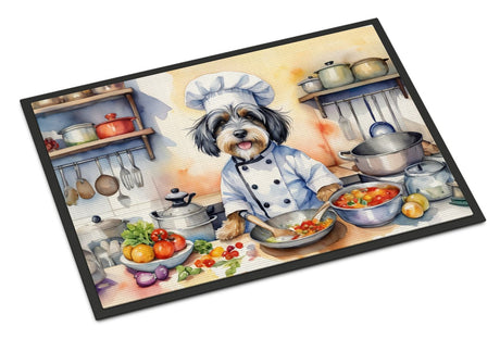 Tibetan Terrier The Chef Indoor-Outdoor Doormat