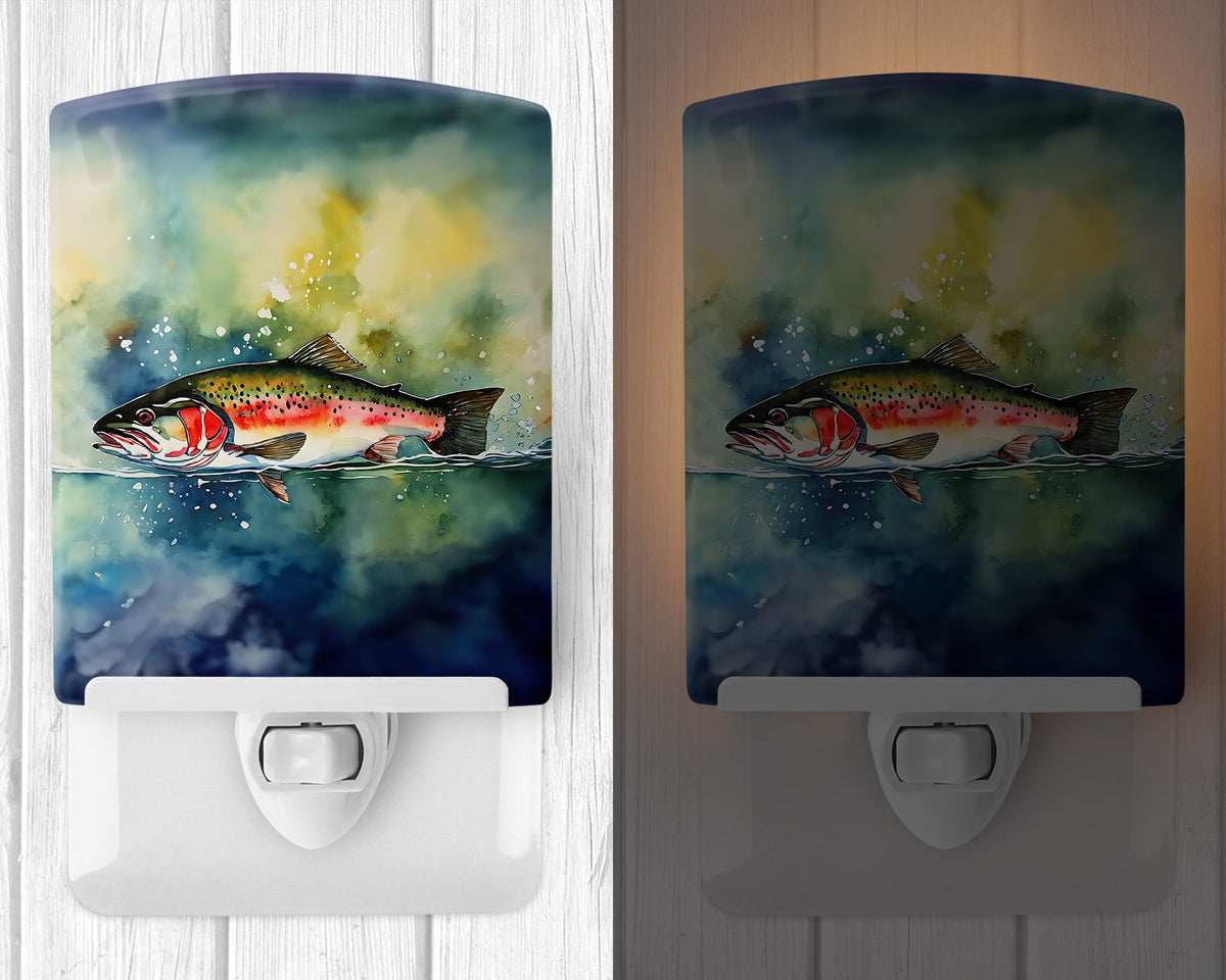 Trout Artwork Decorative Night Light
