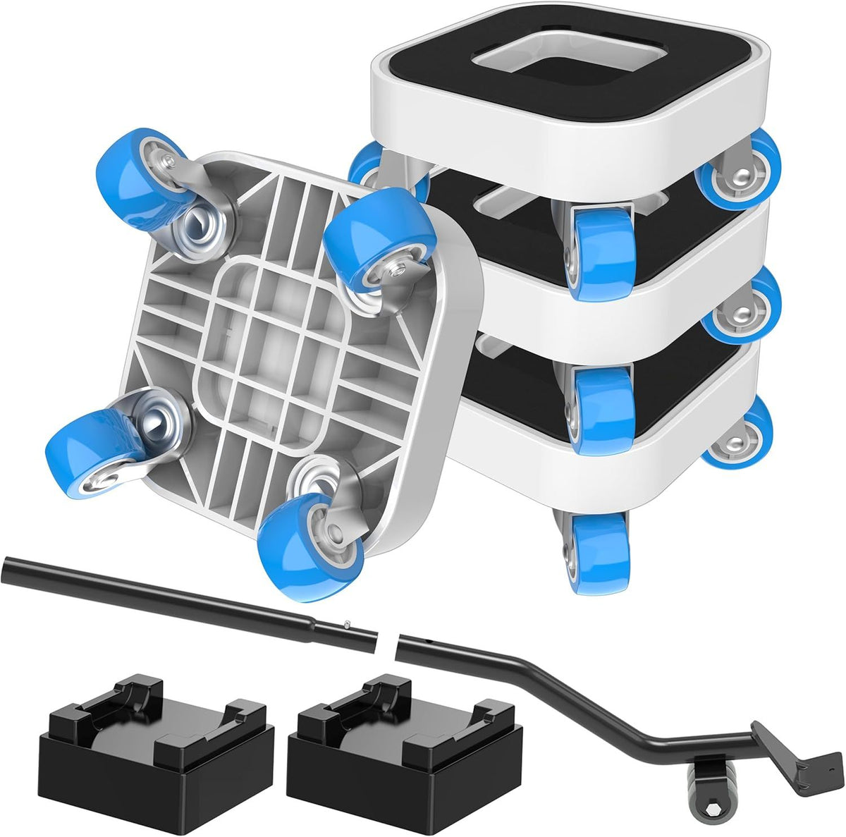 Rotating-Wheel Furniture Lift and Mover Set