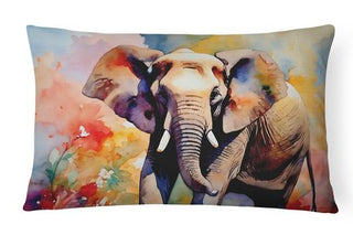 Watercolor Elephant Decorative Throw Pillow