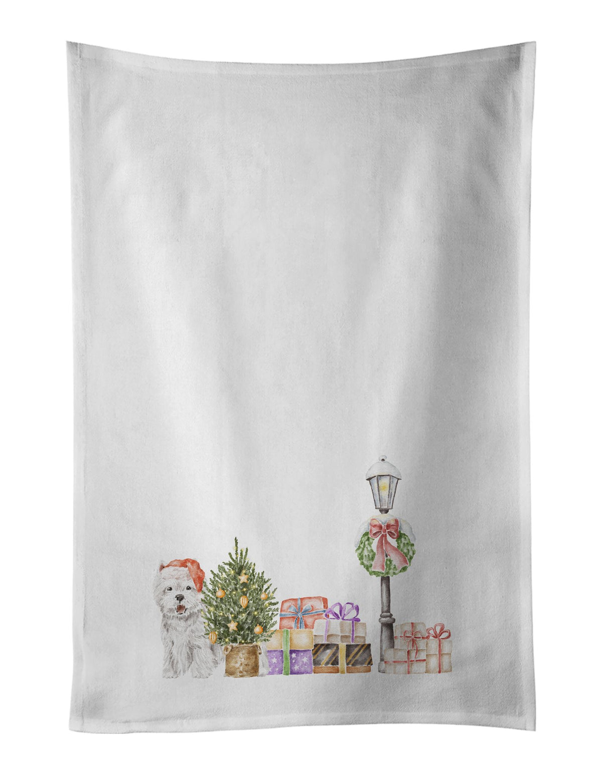 Westie Christmas Wonderland Kitchen Towel Set
