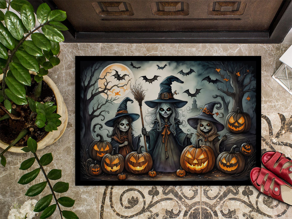 Spooky Witches Halloween Indoor-Outdoor Doormat
