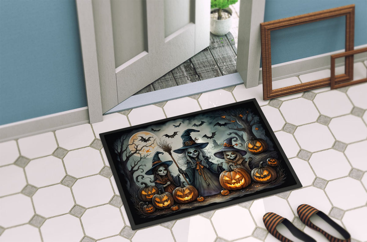Spooky Witches Halloween Indoor-Outdoor Doormat