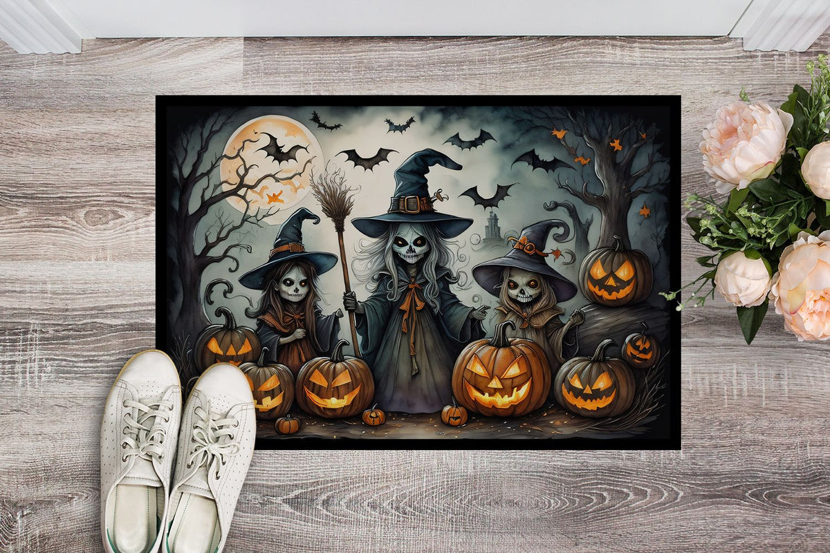 Spooky Witches Halloween Indoor-Outdoor Doormat