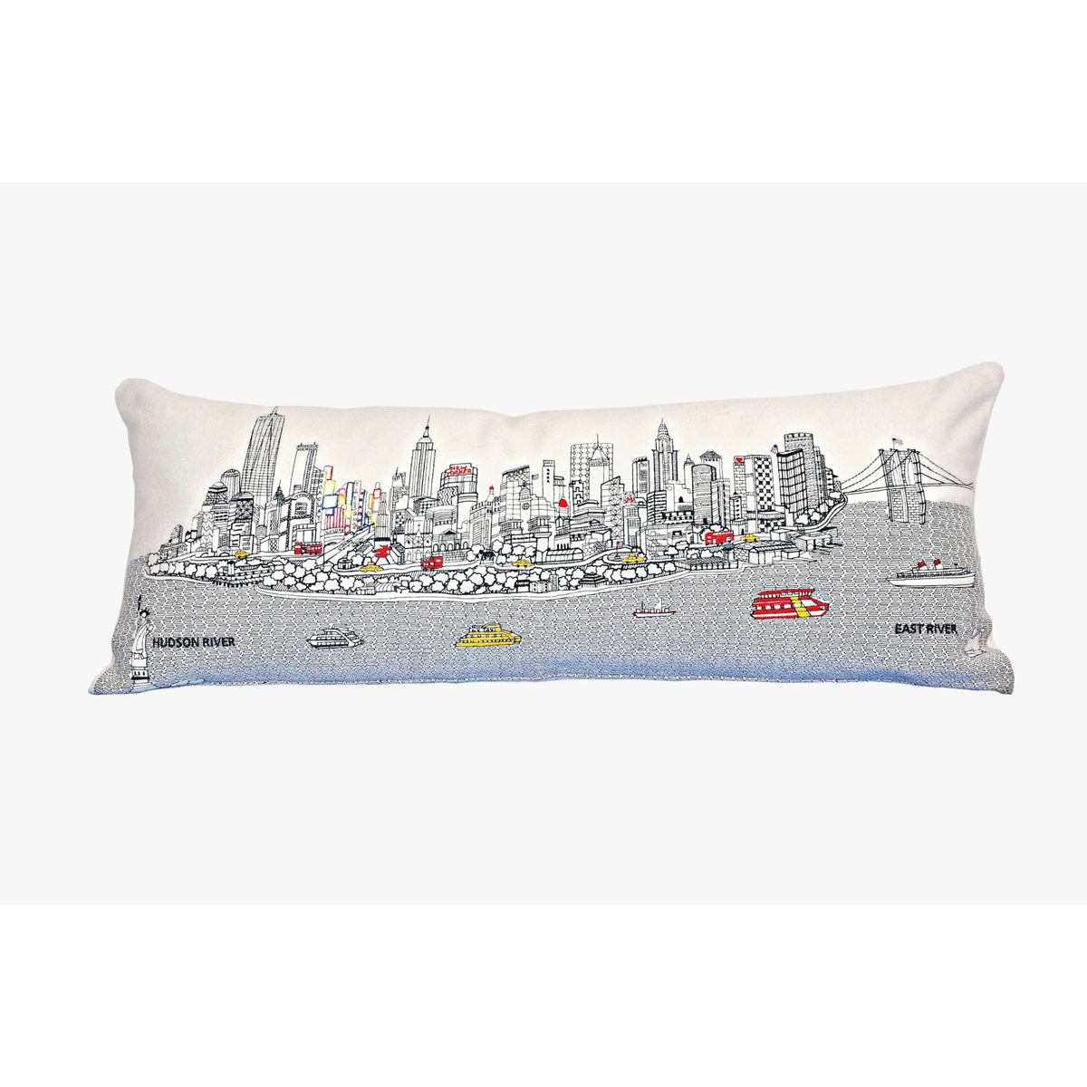 New York City Skyline Decorative Pillow