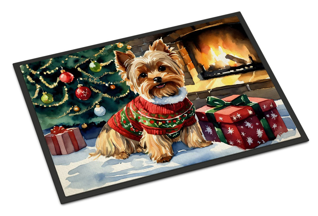 Cozy Christmas Doormat for Indoor or Outdoor Entryway