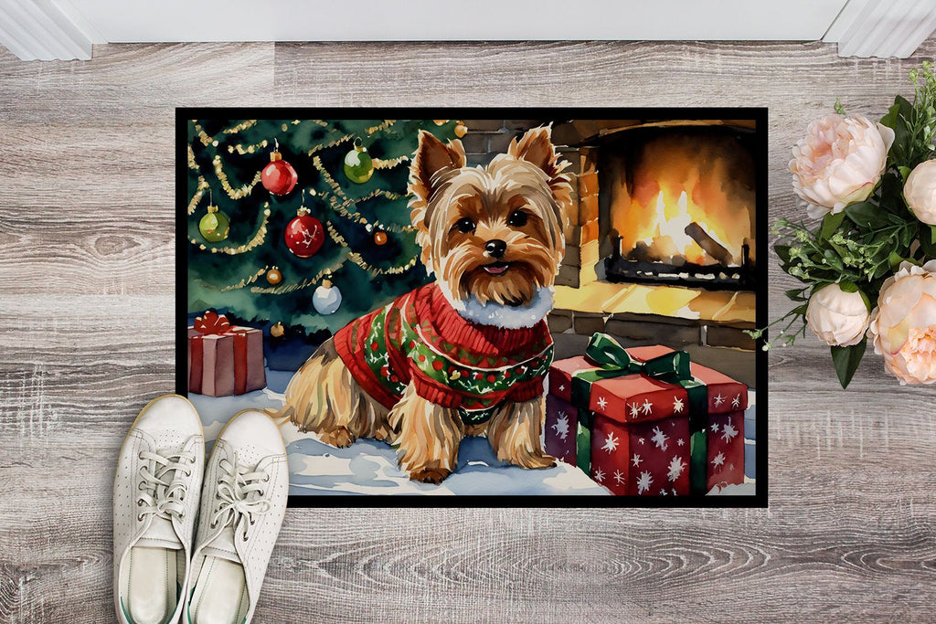 Cozy Christmas Doormat for Indoor or Outdoor Entryway