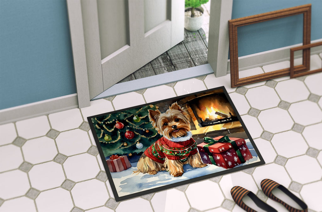 Cozy Christmas Doormat for Indoor or Outdoor Entryway