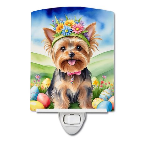 Yorkshire Terrier Easter Egg Hunt Night Light