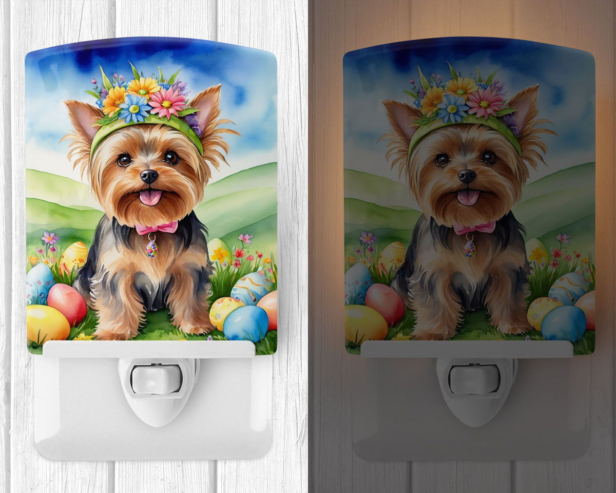 Yorkshire Terrier Easter Egg Hunt Night Light