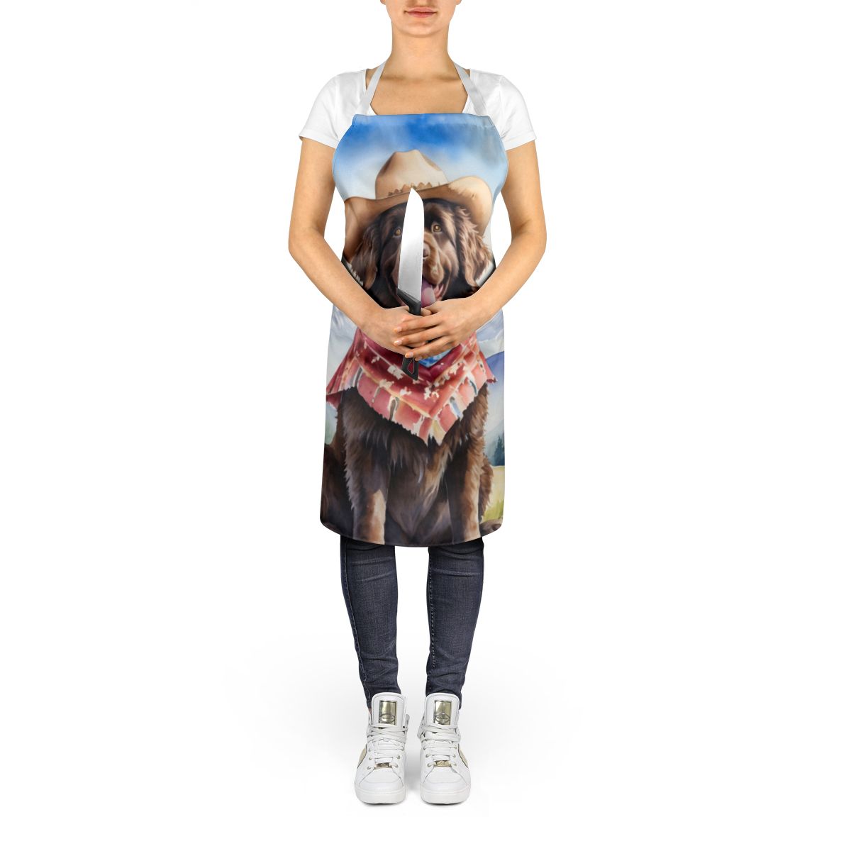 Newfoundland Cowboy Welcome Bib Apron