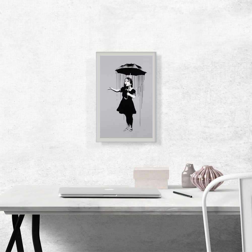 Nola Girl With Umbrella – Premium Canvas Wall Art