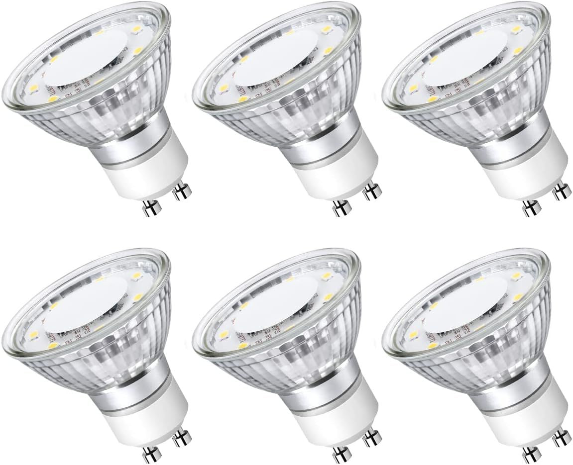 Non-Dimmable GU10 LED Light Bulbs, 5000K Daylight White GU10 Bulb Replacement for Recessed Track Lig