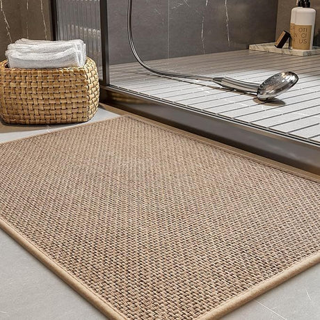 Braided Low-Profile Non-Slip Bath Mat