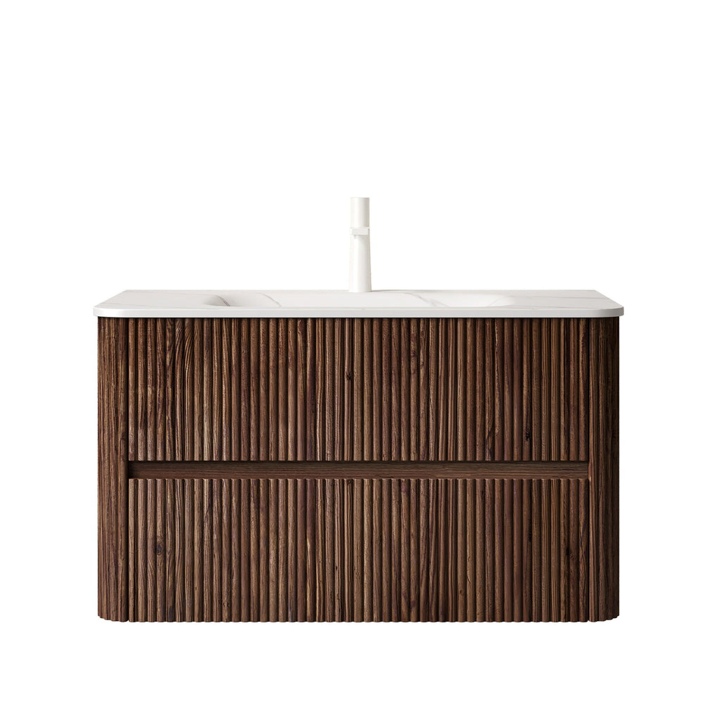 NOOR Floating Bathroom Vanity with Integrated Basin
