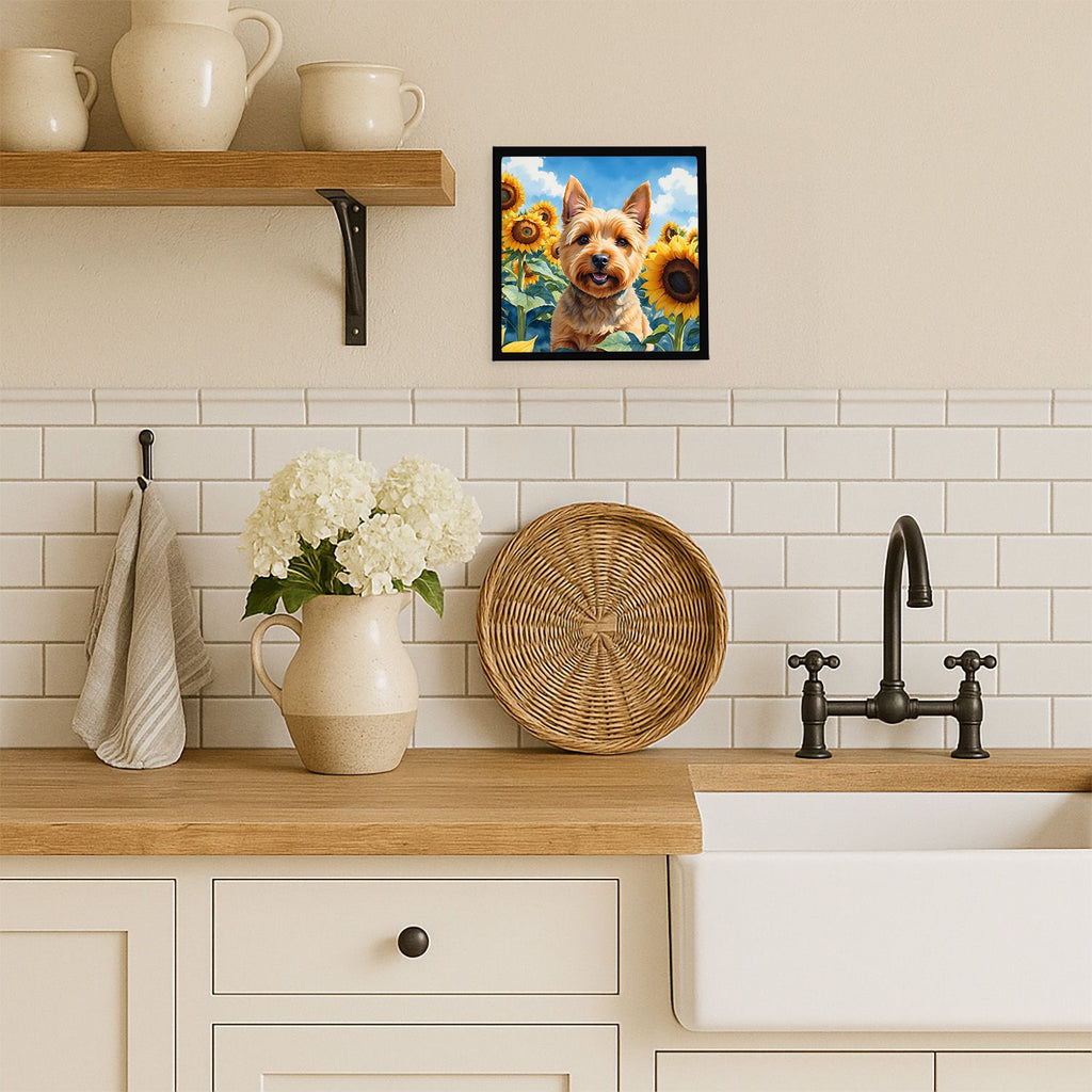 Framed Metal Print – Modern Wall Art for Kitchen, Bathroom, or Office