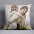 Bouguereau Cushion: Stylish and Easy-Care Home Accent - 20" X 20" / Without Insert