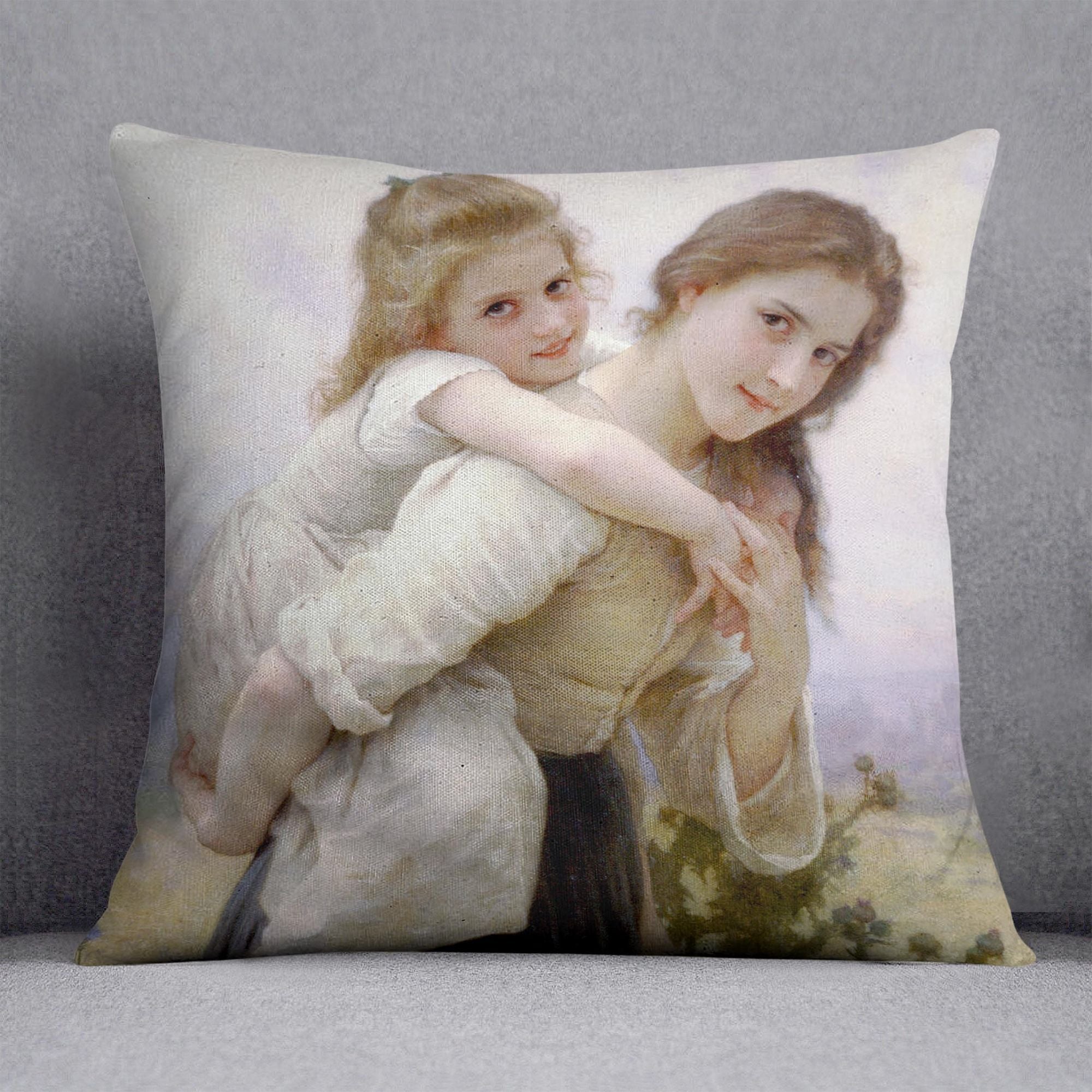 Bouguereau Cushion: Stylish and Easy-Care Home Accent - 20" X 20" / Without Insert
