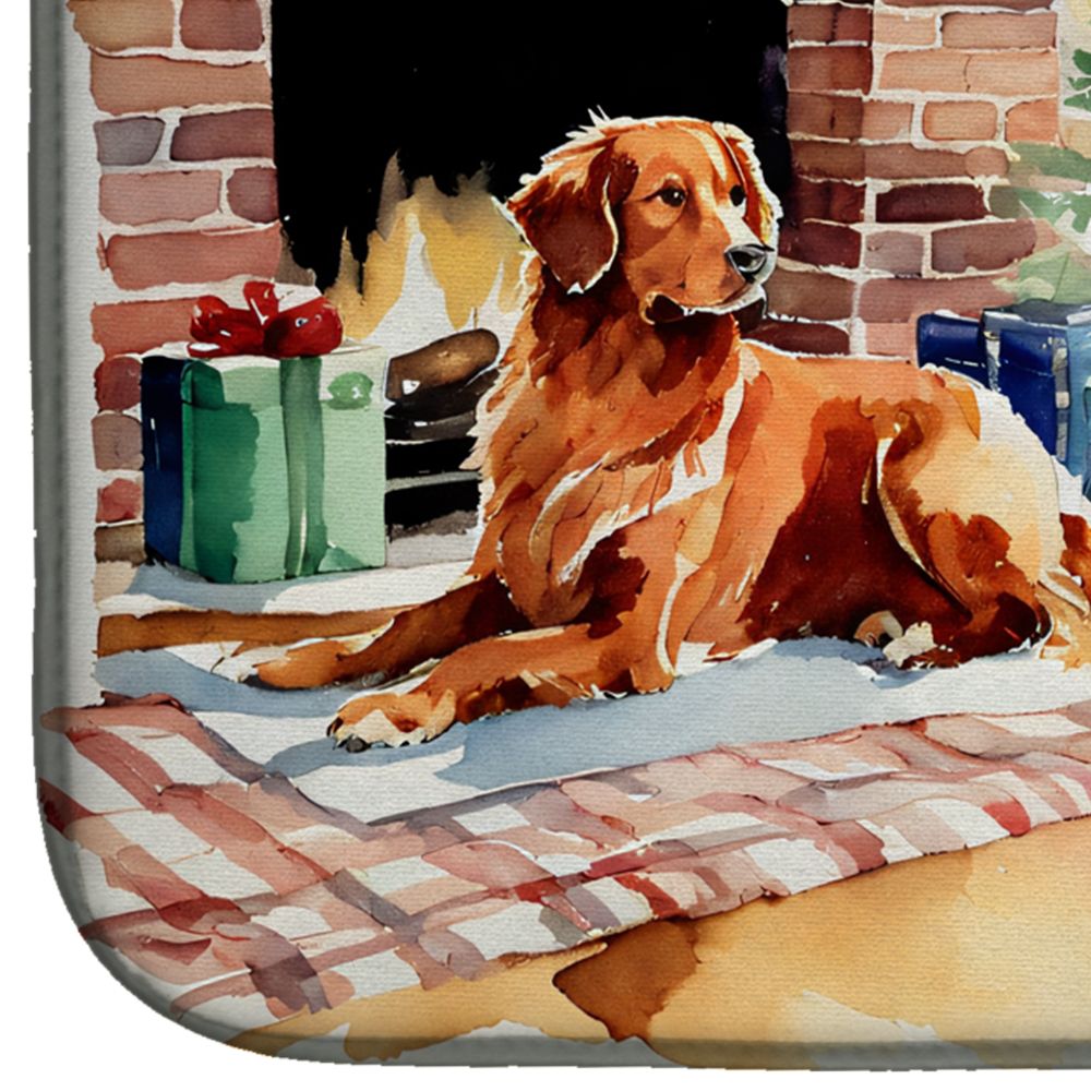 Nova Scotia Duck Tolling Retriever Christmas Drying Mat
