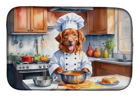 Nova Scotia Duck Tolling Retriever Chef Drying Mat