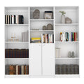 Oasis 3-Piece Living Room Set with Bookcases in White