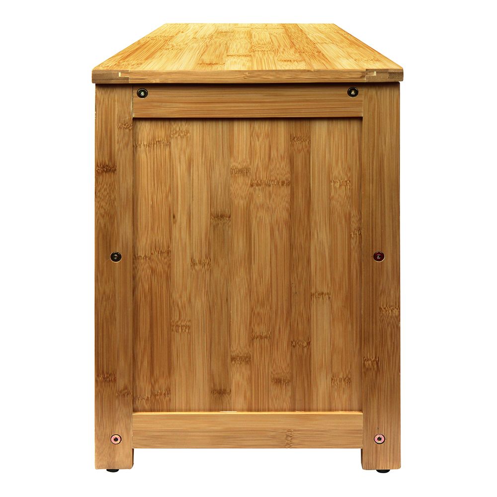 Multifunctional Entryway Storage Bench with 2-Tier Shelves