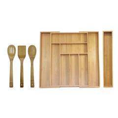 Expandable Drawer Organizer Set with Utensils