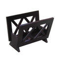 Contemporary Mahogany Solid Wood Magazine Rack