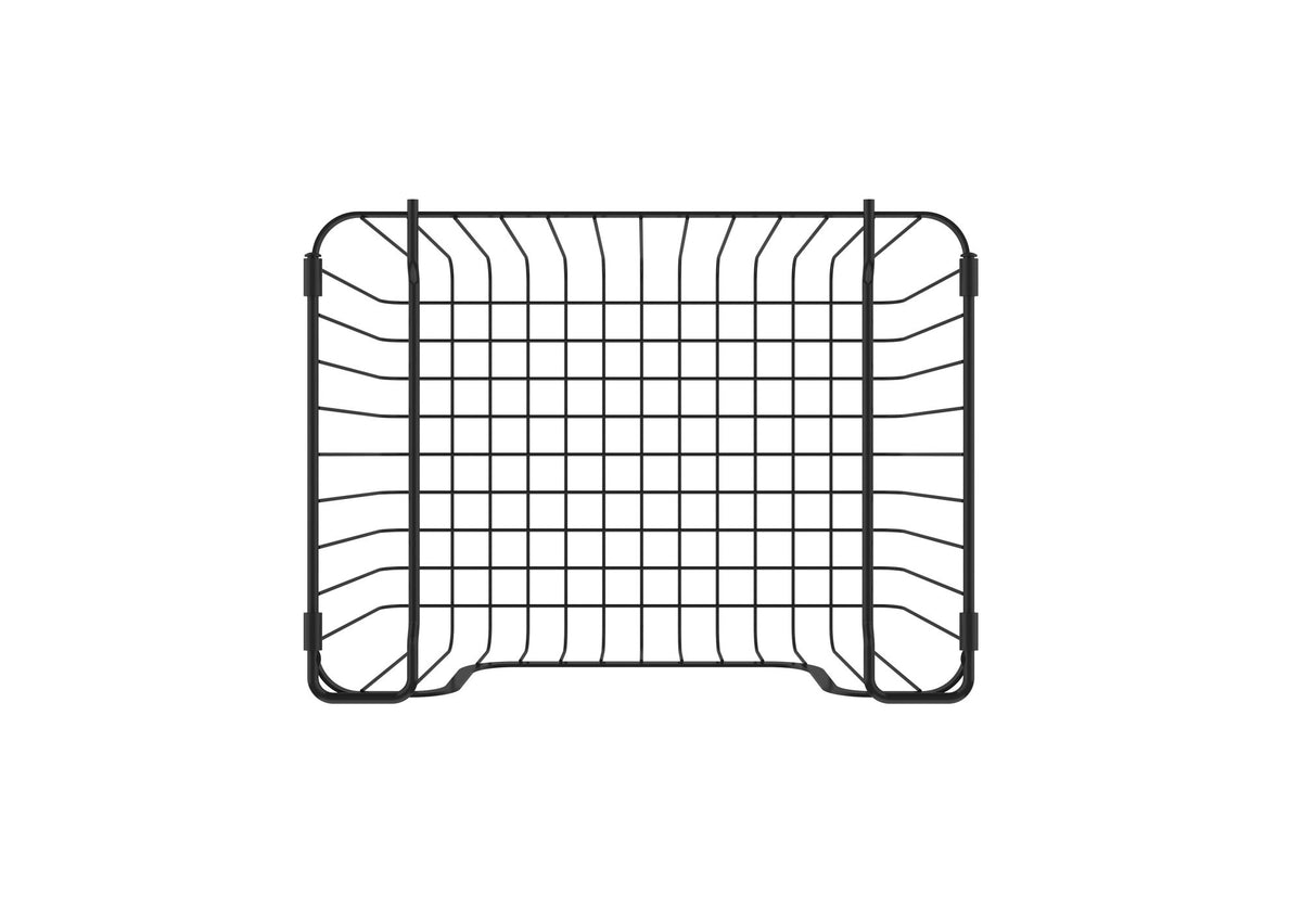 Oceanstar Stackable Wire Storage Baskets with Easy-Carry Handles – Set of 2