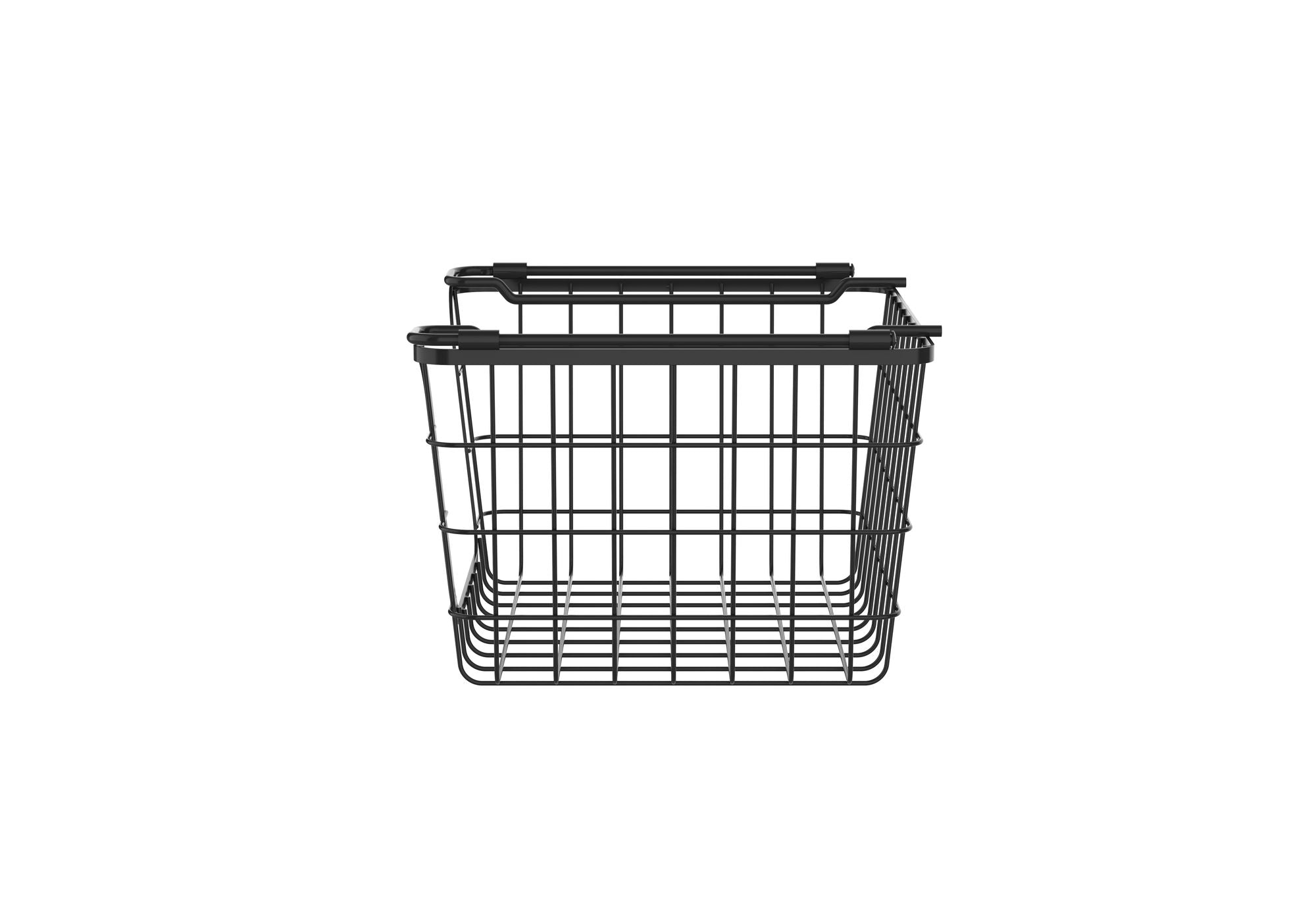 Oceanstar Stackable Wire Baskets for Pantry, Kitchen, Bathroom Organization