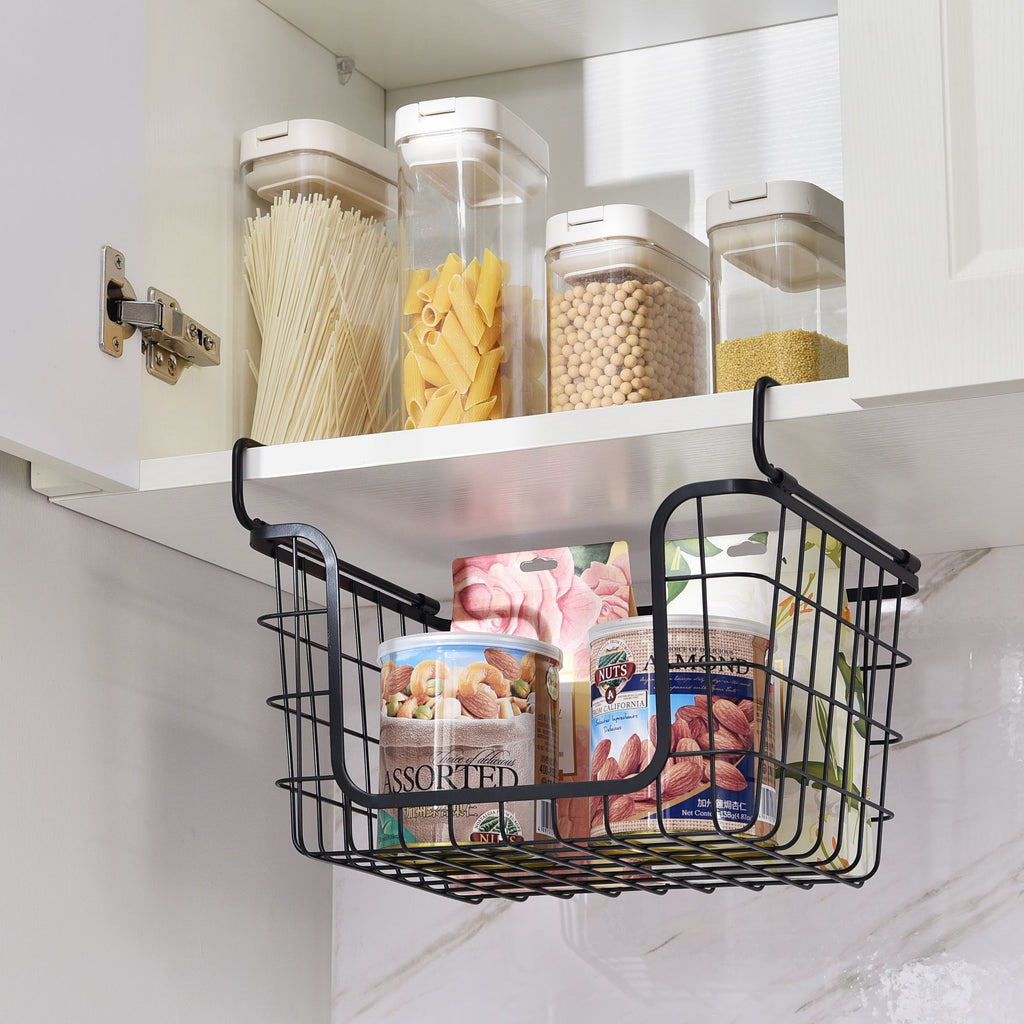 Oceanstar Stackable Wire Baskets for Pantry, Kitchen, Bathroom Organization